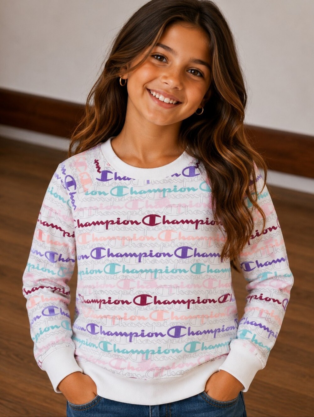 Girls Medium Champion Sweatshirt